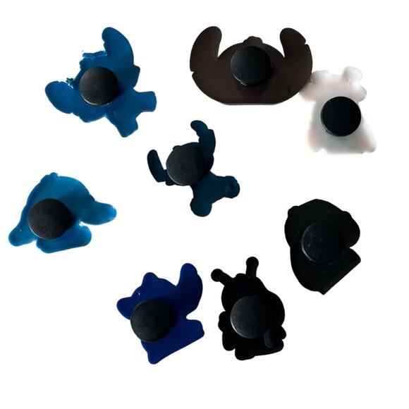 NEW Lilo Stitch SHOE CHARMS 8pc for Croc Shoes Backpacks Zippers Project 626 - Picture 6 of 7